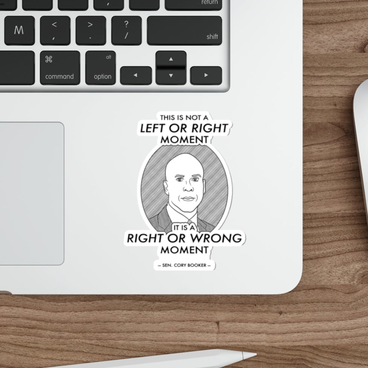 Right or Wrong Moment - Cory Booker - Sticker