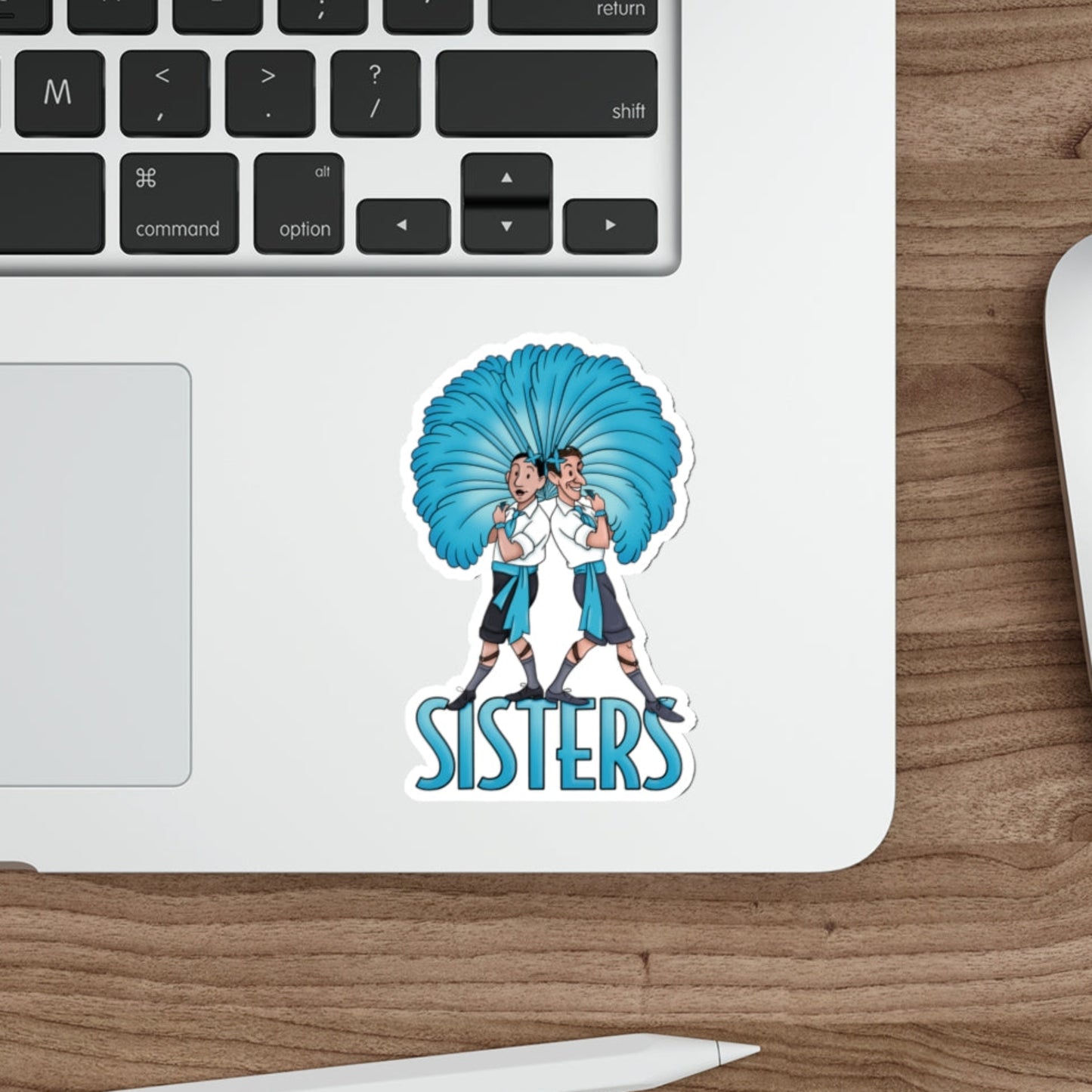 Sisters - Bob and Phil, White Christmas - Sticker