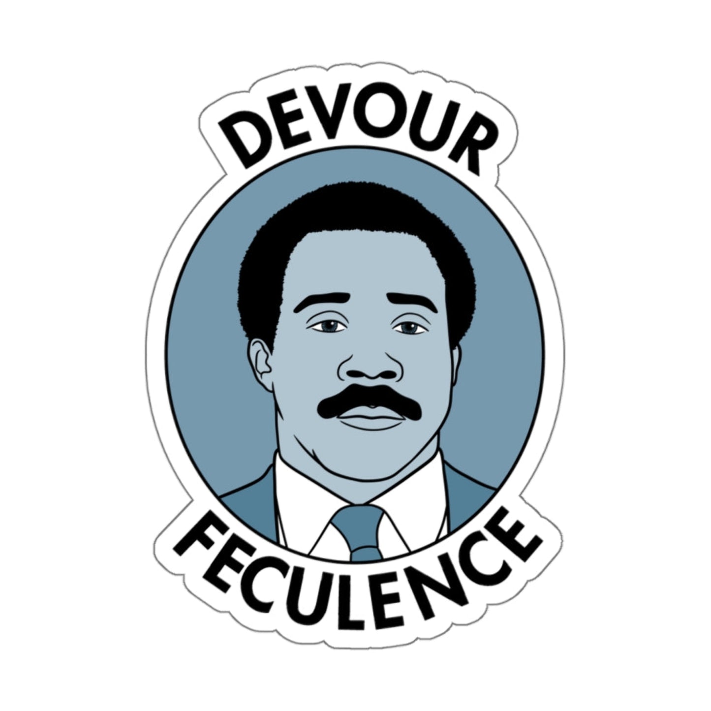 Devour Feculence - Mr. Milchick, Severance - Sticker