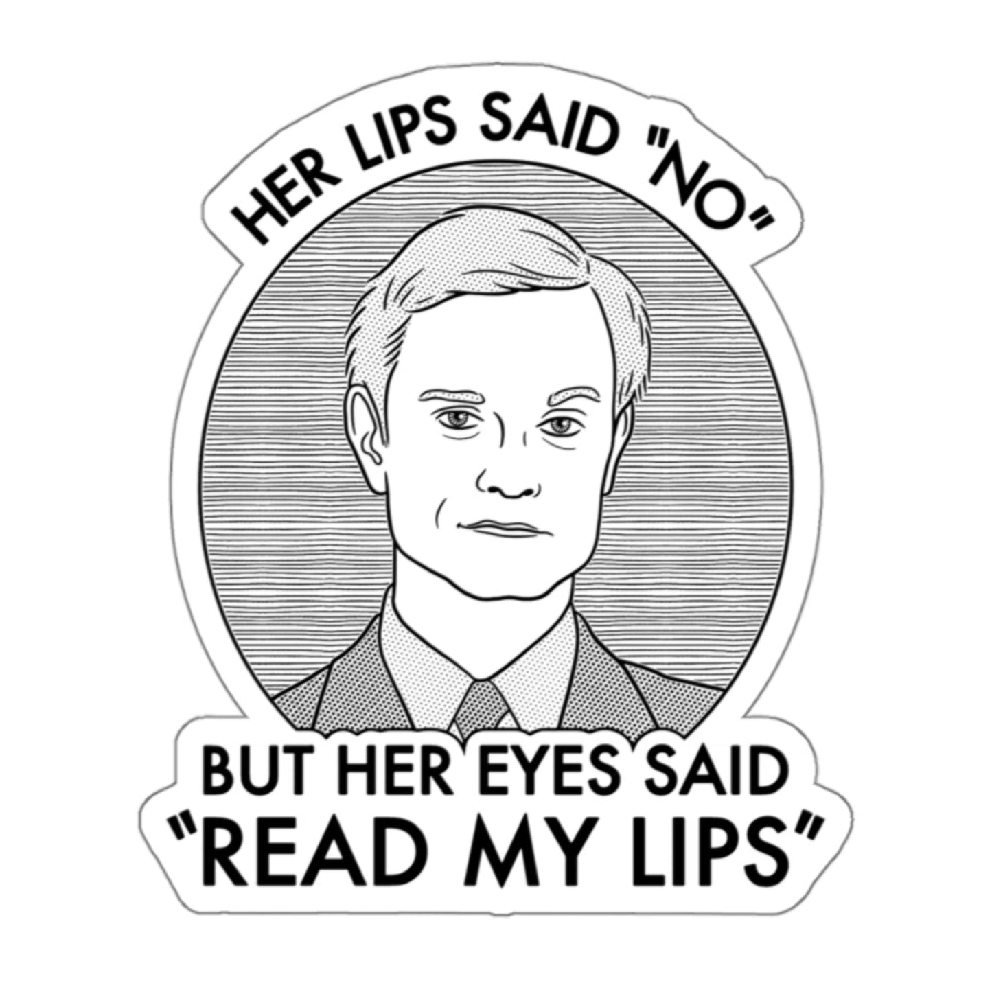 Read My Lips - Niles Crane, Frasier - Sticker