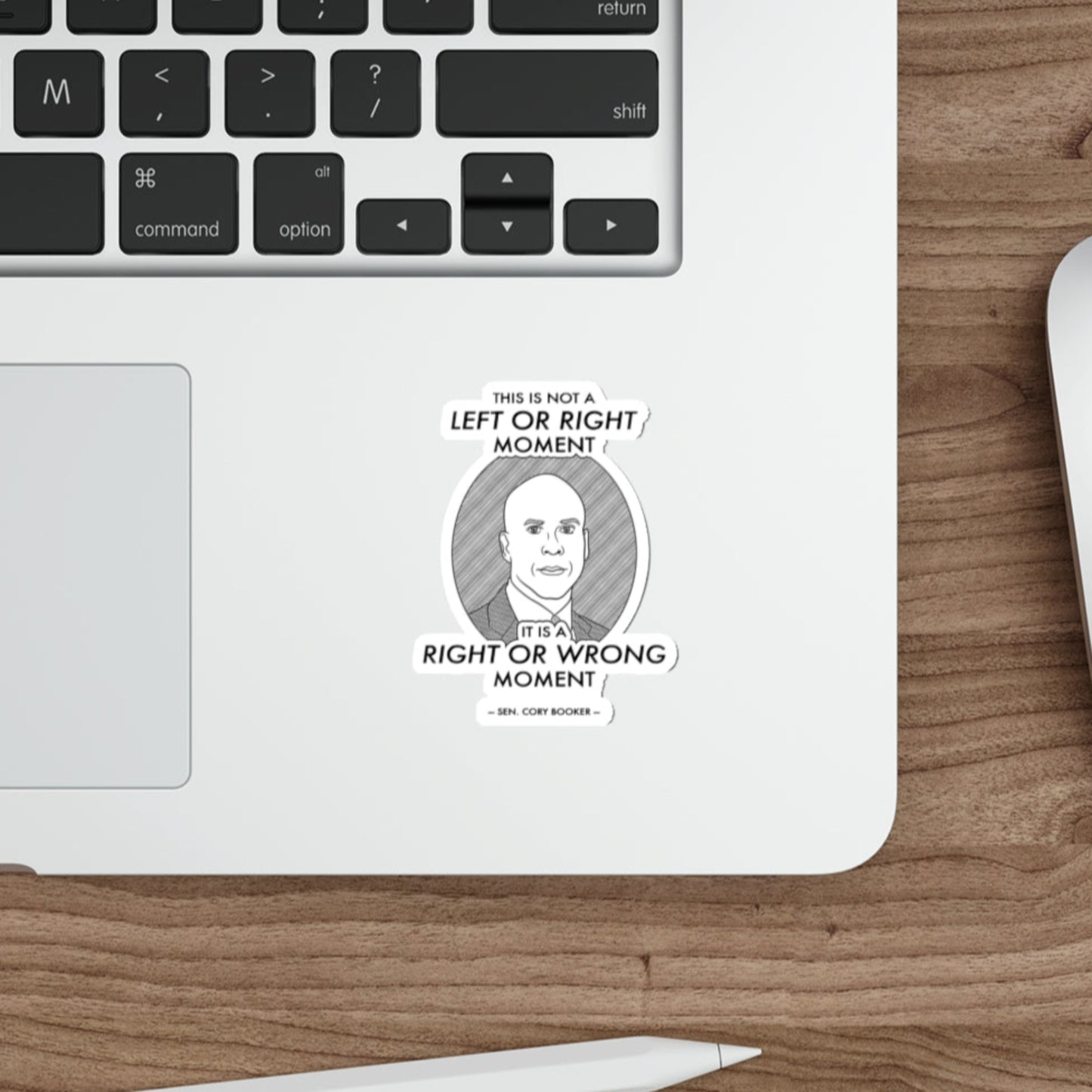 Right or Wrong Moment - Cory Booker - Sticker