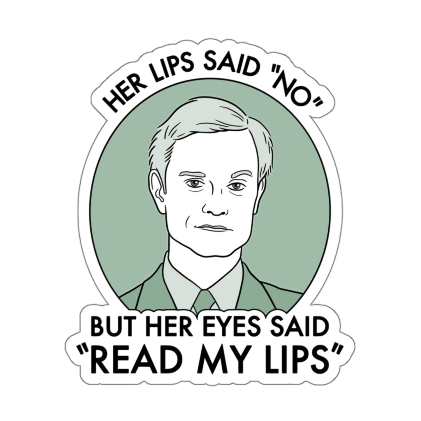 Read My Lips - Niles Crane, Frasier - Sticker