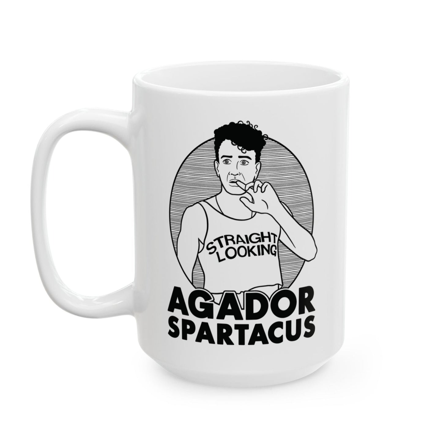Agador Spartacus The Birdcage Hank Azaria Mug 15 oz