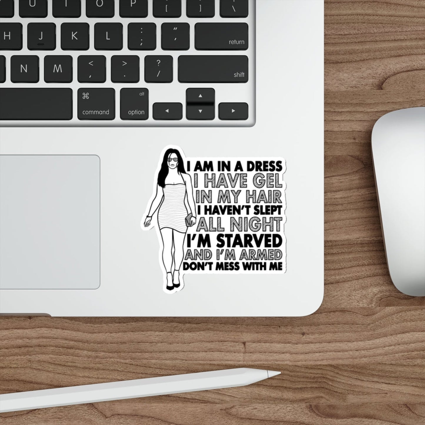 Dont Mess With Me Gracie Hart Miss Congeniality Sandra Bullock Sticker 4 inch