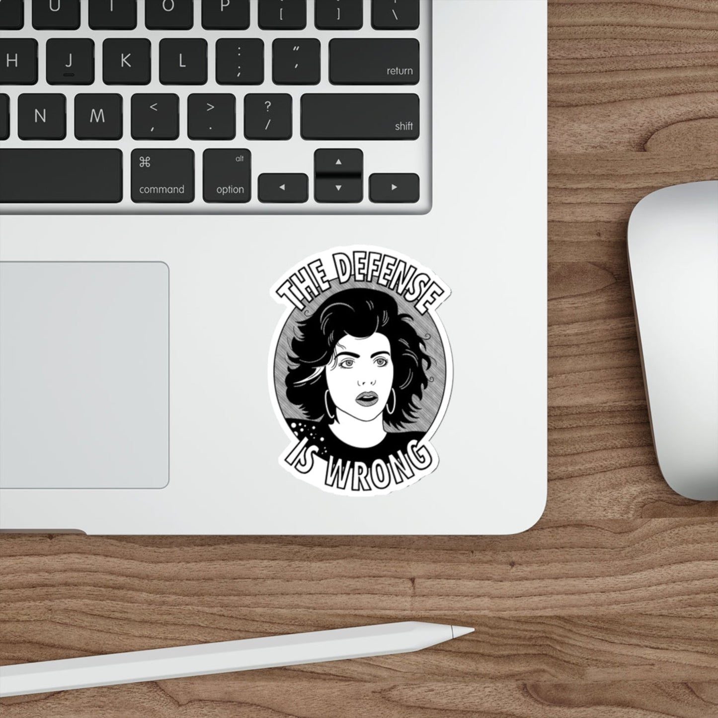 The Defense Is Wrong Mona Lisa Vito My Cousin Vinny Marisa Tomei Sticker 4 inch