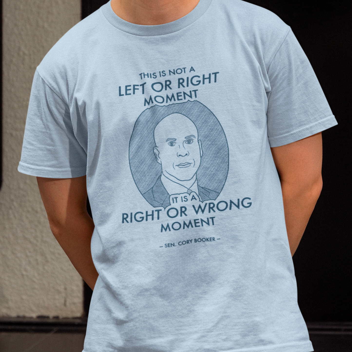 Right or Wrong Moment - Cory Booker - Unisex T-Shirt