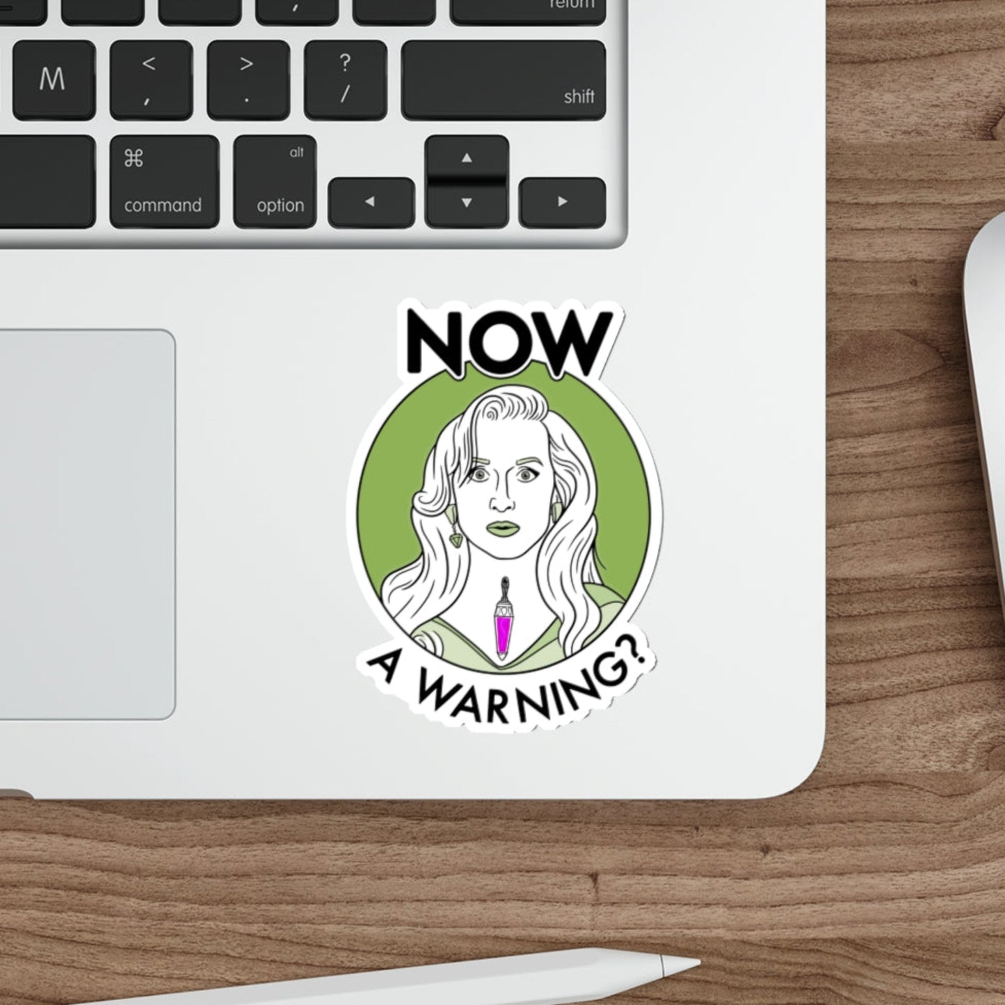 NOW A Warning? - Madeline Ashton, Death Becomes Her - Sticker