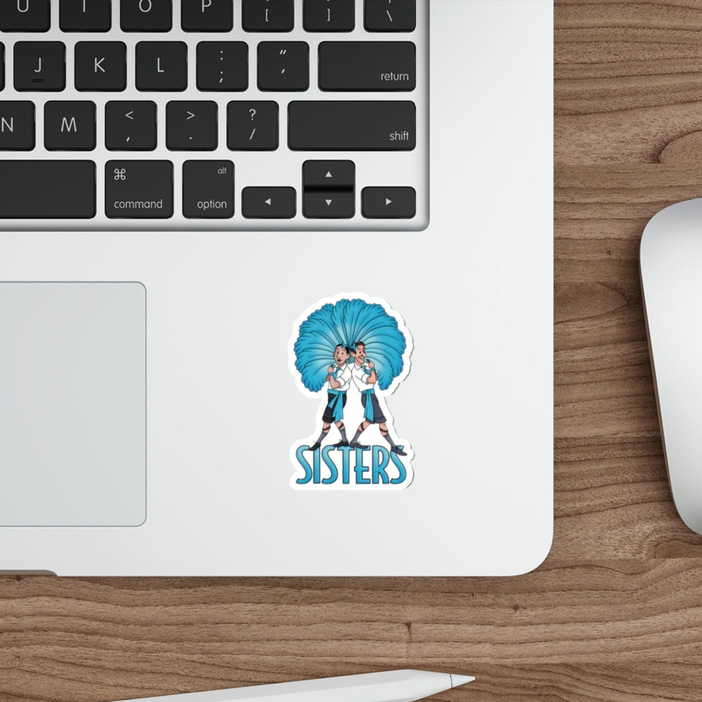 Sisters - Bob and Phil, White Christmas - Sticker