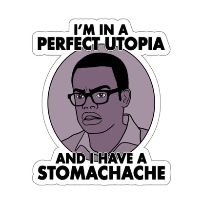 I Have A Stomachache - Chidi Anagonye, The Good Place - Sticker