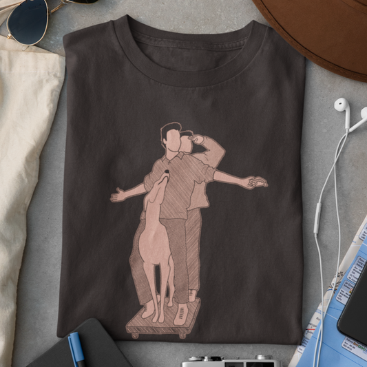 Pat The Dog - Chandler and Joey, Friends - Unisex T-Shirt