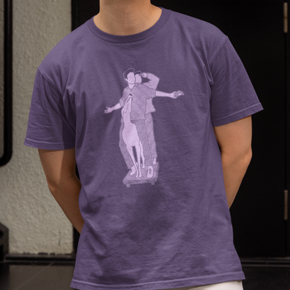 Pat The Dog - Chandler and Joey, Friends - Unisex T-Shirt