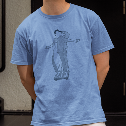 Pat The Dog - Chandler and Joey, Friends - Unisex T-Shirt