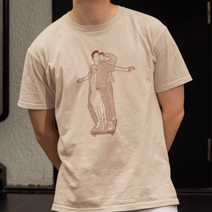 Pat The Dog - Chandler and Joey, Friends - Unisex T-Shirt