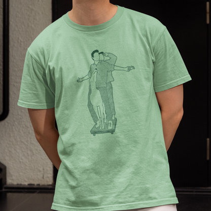 Pat The Dog - Chandler and Joey, Friends - Unisex T-Shirt