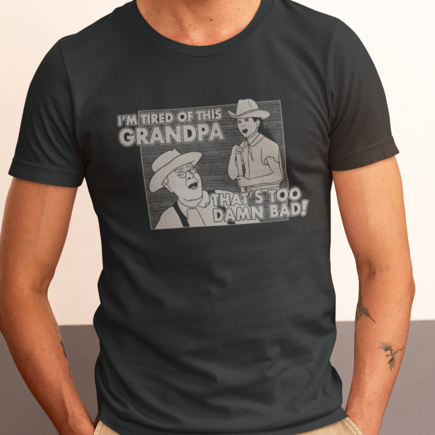 I'm Tired Of This, Grandpa! - Holes - Unisex T-Shirt