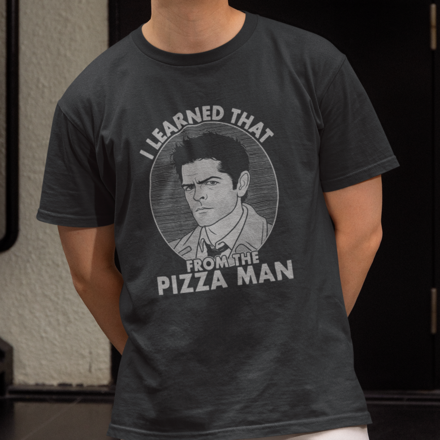 I Learned That From The Pizza Man - Castiel, Supernatural - Unisex T-Shirt