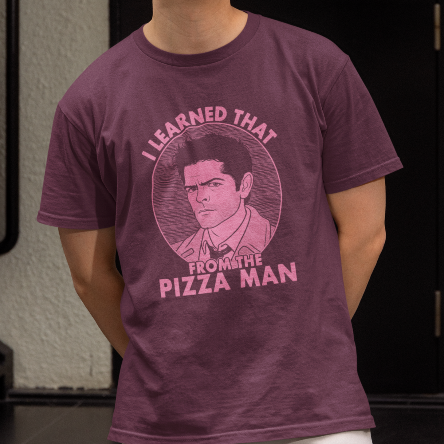 I Learned That From The Pizza Man - Castiel, Supernatural - Unisex T-Shirt