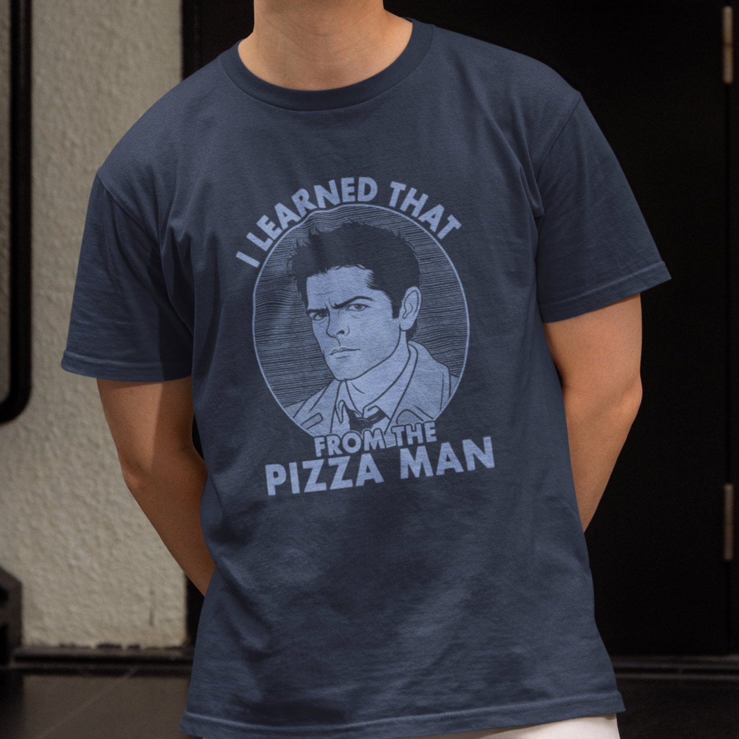 I Learned That From The Pizza Man - Castiel, Supernatural - Unisex T-Shirt