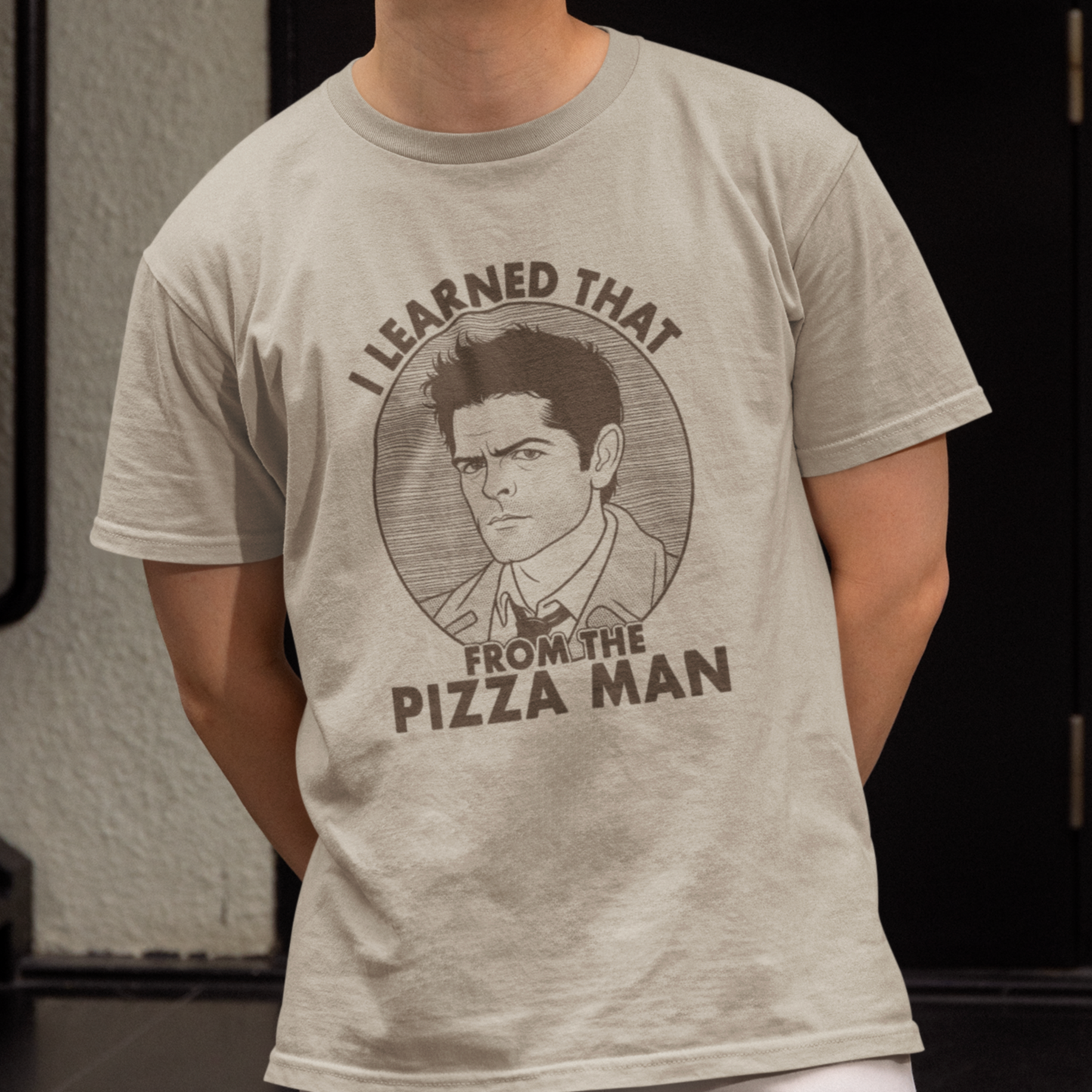 I Learned That From The Pizza Man - Castiel, Supernatural - Unisex T-Shirt