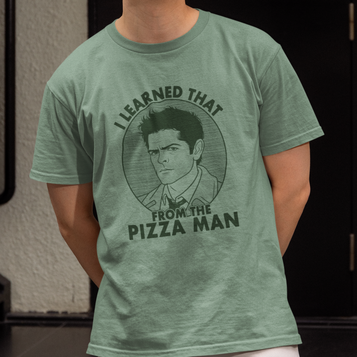 I Learned That From The Pizza Man - Castiel, Supernatural - Unisex T-Shirt