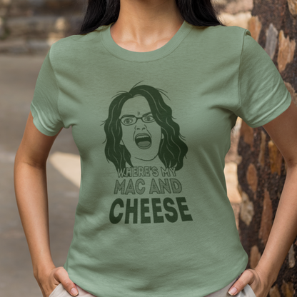 Where's My Mac And Cheese?! - Liz Lemon, 30 Rock - Unisex T-Shirt