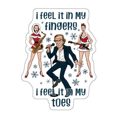 I Feel It In My Fingers, I Feel It In My Toes! - Billy Mack, Love Actually - Sticker
