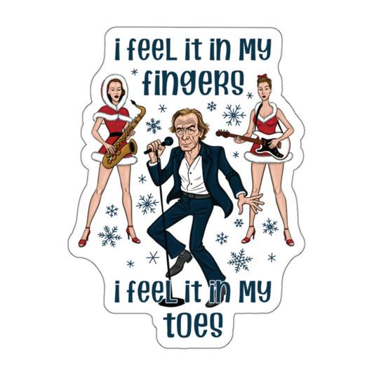 I Feel It In My Fingers, I Feel It In My Toes! - Billy Mack, Love Actually - Sticker