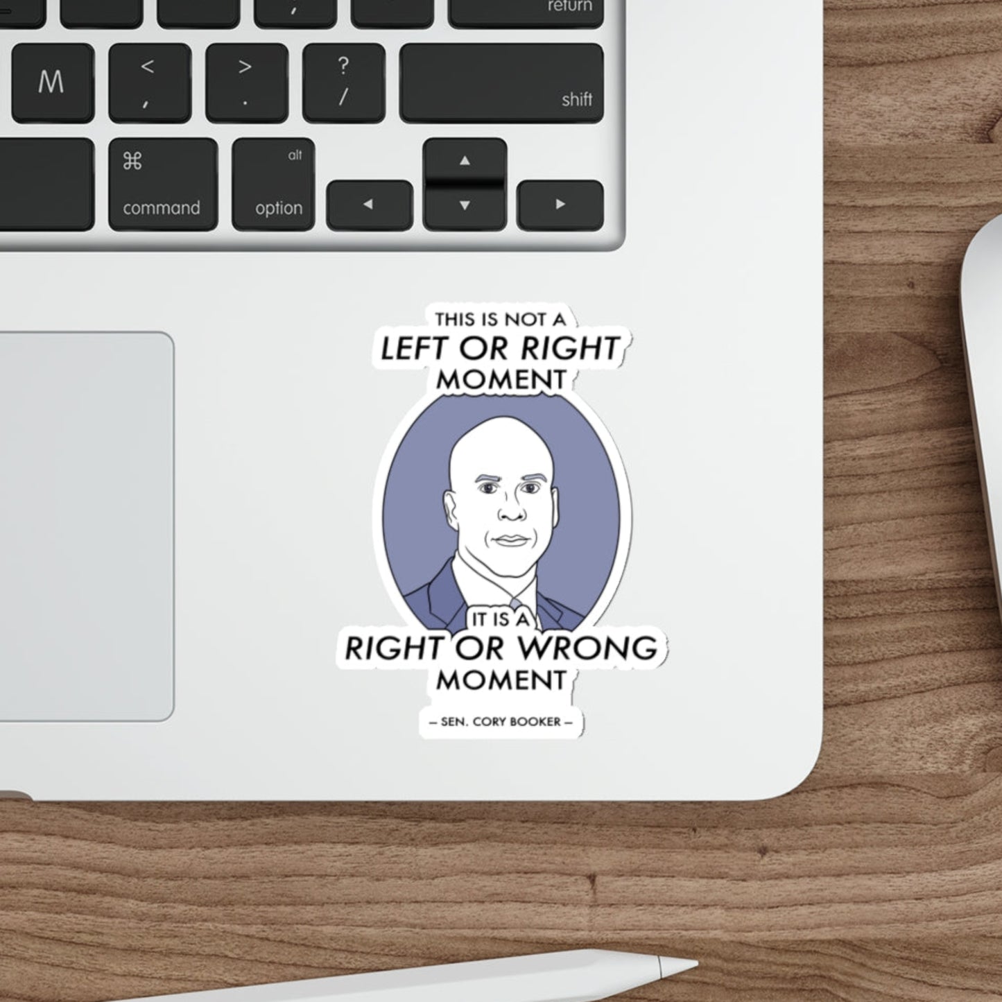 Right or Wrong Moment - Cory Booker - Sticker
