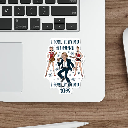 I Feel It In My Fingers, I Feel It In My Toes! - Billy Mack, Love Actually - Sticker