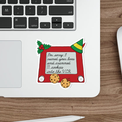Buddy's Apology Note -- Buddy the Elf – Sticker