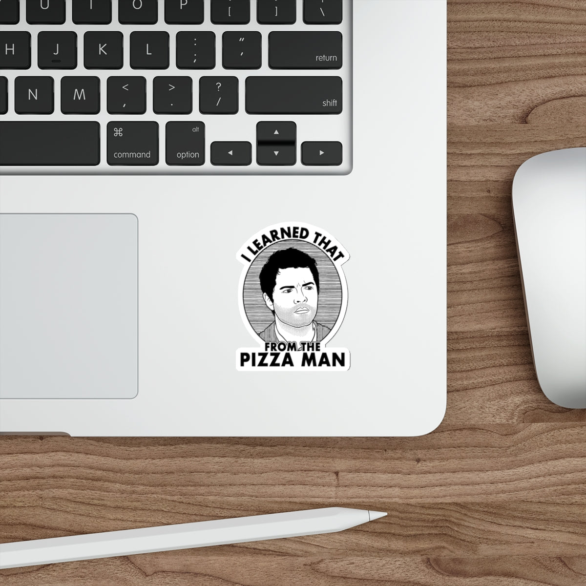 I Learned That From The Pizza Man - Castiel, Supernatural - Sticker