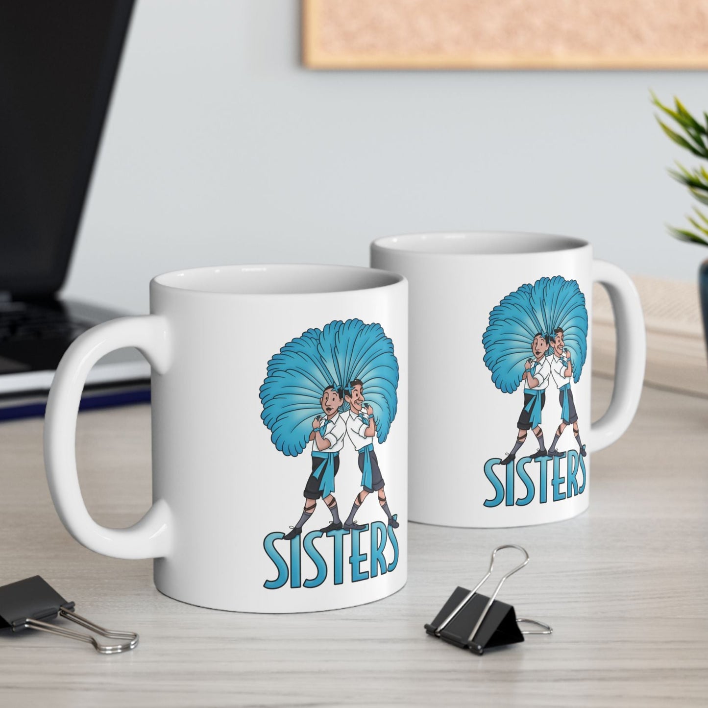 Sisters - Bob and Phil, White Christmas - Mug