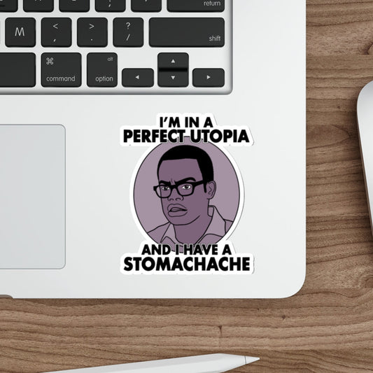 I Have A Stomachache - Chidi Anagonye, The Good Place - Sticker