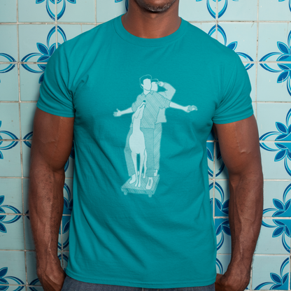 Pat The Dog - Chandler and Joey, Friends - Unisex T-Shirt