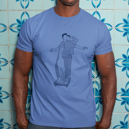 Pat The Dog - Chandler and Joey, Friends - Unisex T-Shirt
