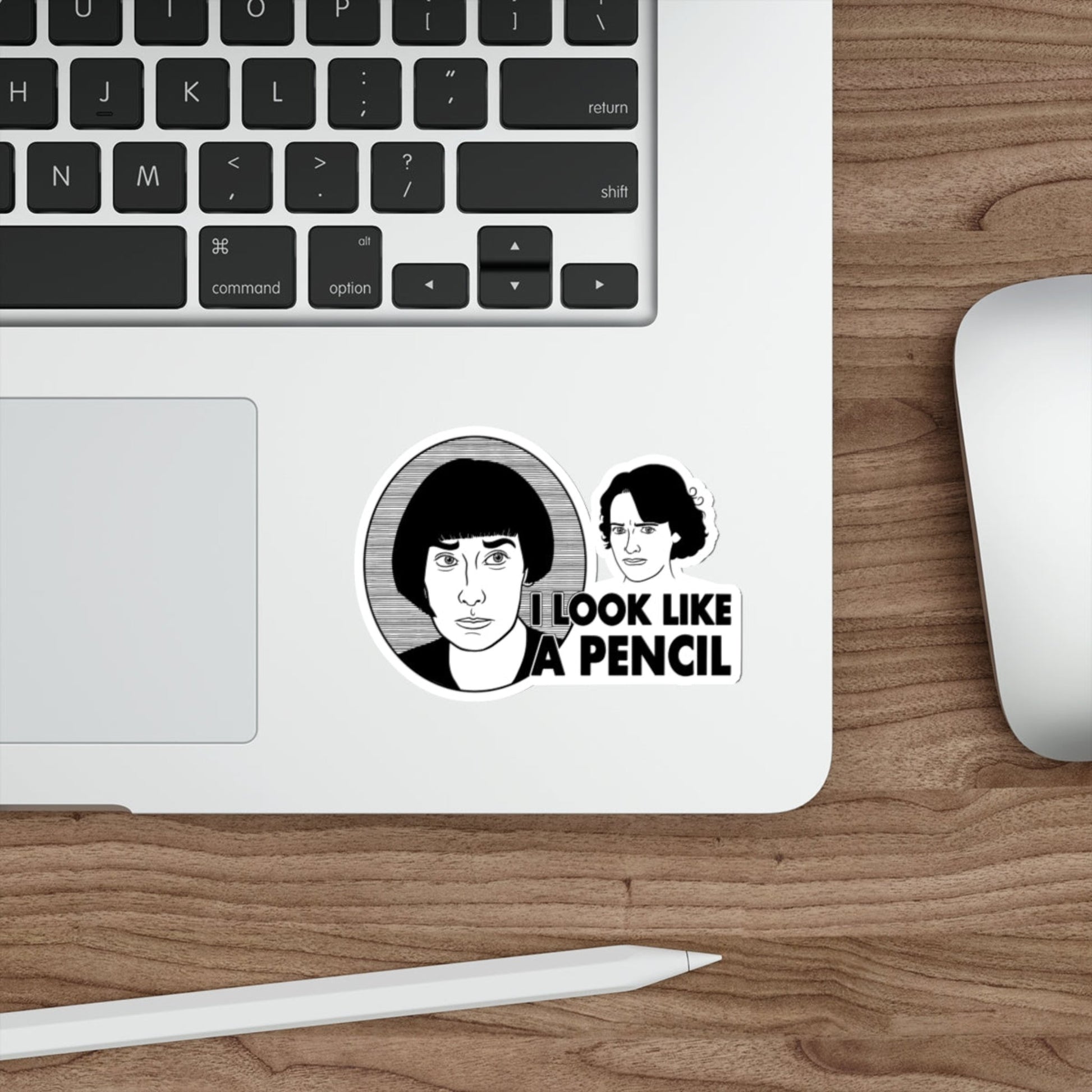 I Look Like A Pencil Claire Fleabag Sian Clifford Sticker 4 inch