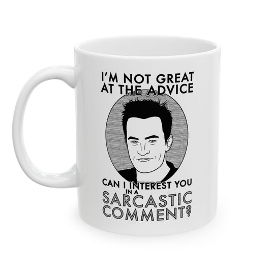 I'm Not Great At The Advice Chandler Bing Friends Matthew Perry Mug 11 oz