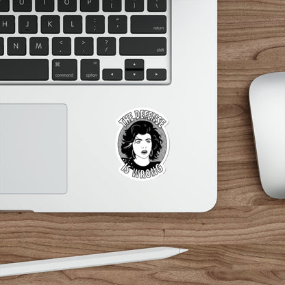 The Defense Is Wrong Mona Lisa Vito My Cousin Vinny Marisa Tomei Sticker 3 inch