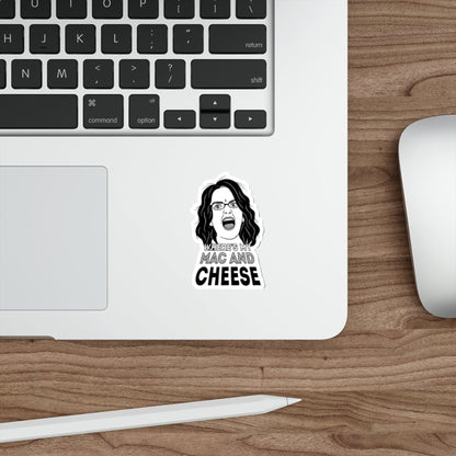 Wheres My Mac And Cheese Liz Lemon 30 Rock Tina Fey Sticker 3 inch