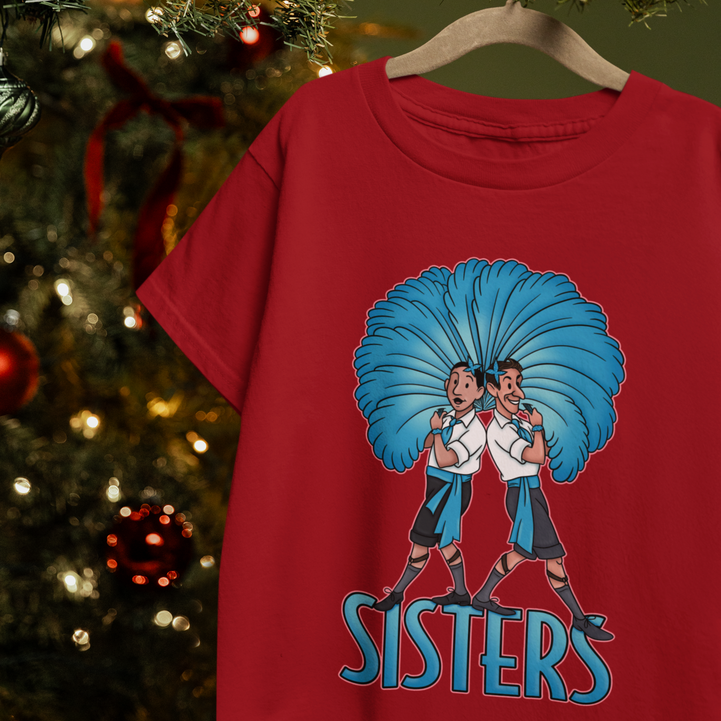 Sisters - Bob and Phil, White Christmas - Unisex T-Shirt