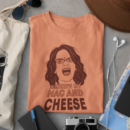 Where's My Mac And Cheese - Liz Lemon, 30 Rock - Unisex T-Shirt