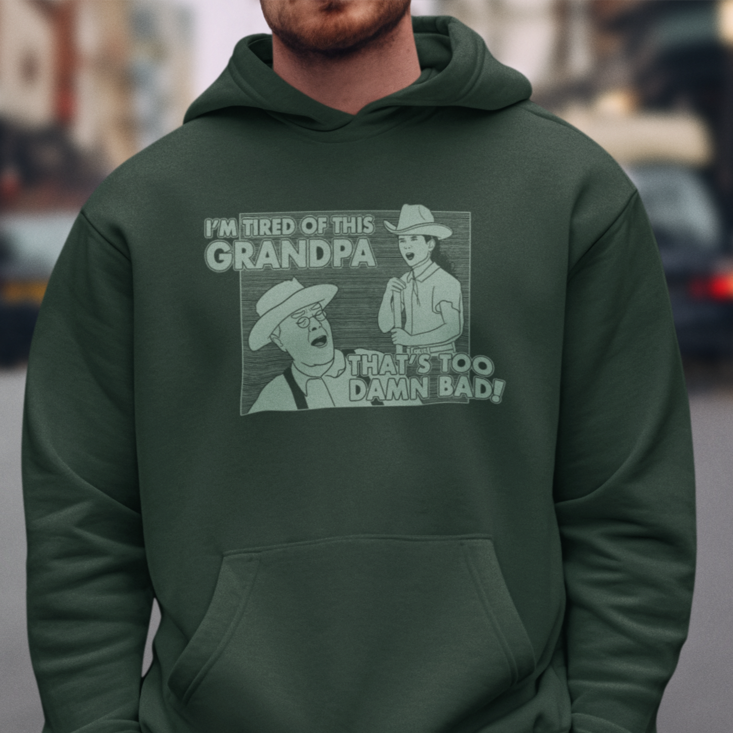 I'm Tired Of This, Grandpa! - Holes - Unisex Hoodie