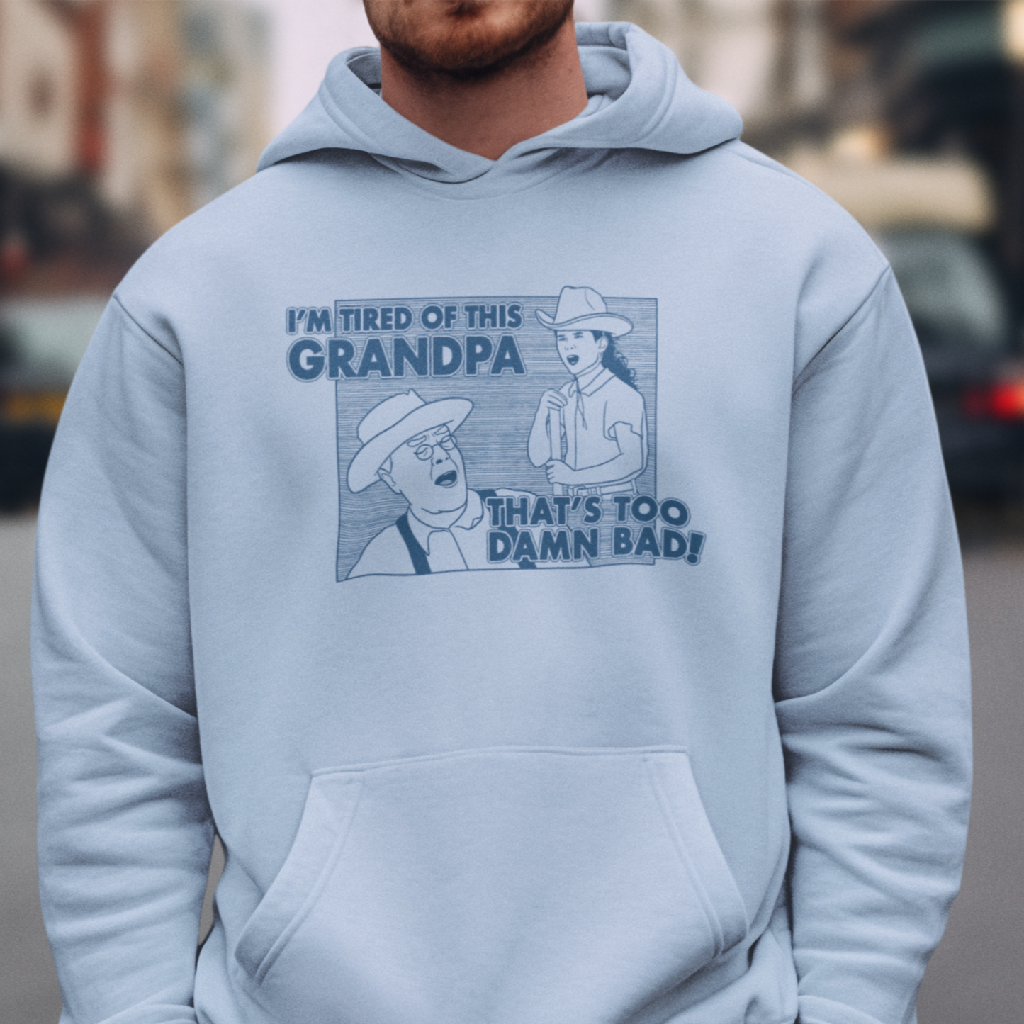 I'm Tired Of This, Grandpa! - Holes - Unisex Hoodie